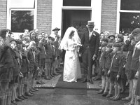 1965.Padvindershuwelijk in huize Tetrode..juni '65