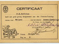1931 certificaat cursus welpen - coll. RK