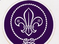 World Scout Emblem - sticker - coll. Bé Joling