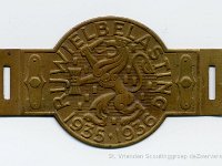 rijwielbelastingplaatje 1935 - 1936 - coll. CJE