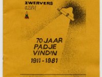 1981 progr. 70 jaar padje vinden - coll. MH