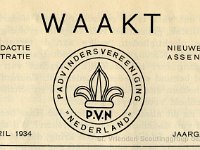 1934 Waakt jrgng 1 nr. 4 - coll. R. Karsten