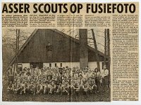 1986 Asser scouts op FUSIEfoto -  coll. RA