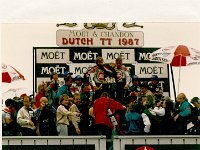 1987 medewerking aan de Dutch TT 4 (huldiging Steuer en Snieders) coll. Roelof Matien Smilde